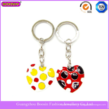 DOT Heart Custom Tourism Souvenir Keychain pour la vente en gros (15417)